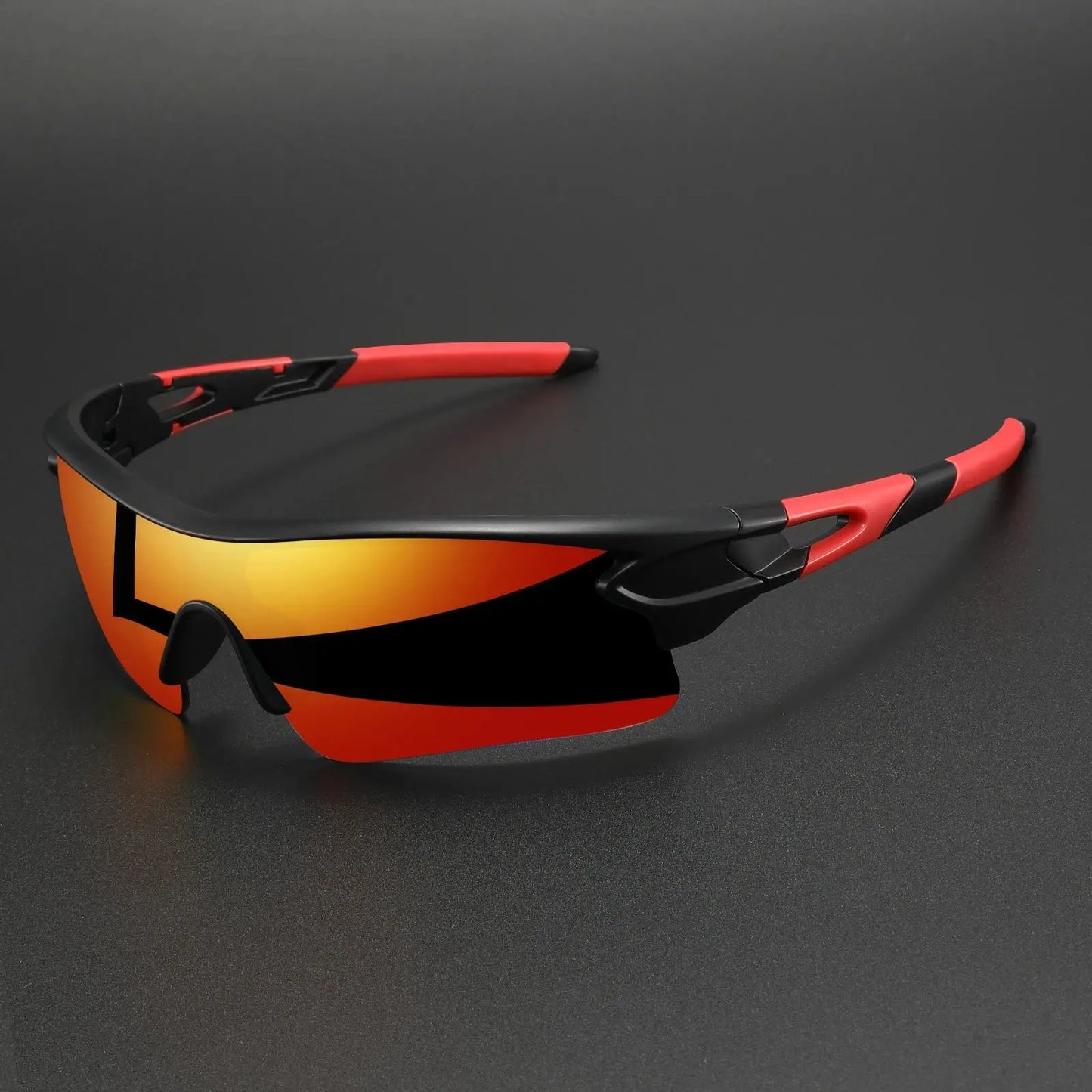 Lunettes de Sport "Velocity White" – Écran Bleu Miroir HD SportsOptique