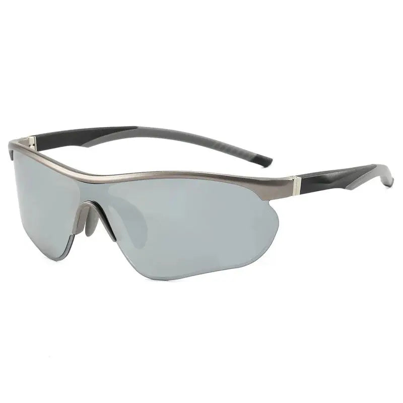 Lunettes "Aero-Pro Silver" – Écran XXL & Vision Haute Définition SportsOptique