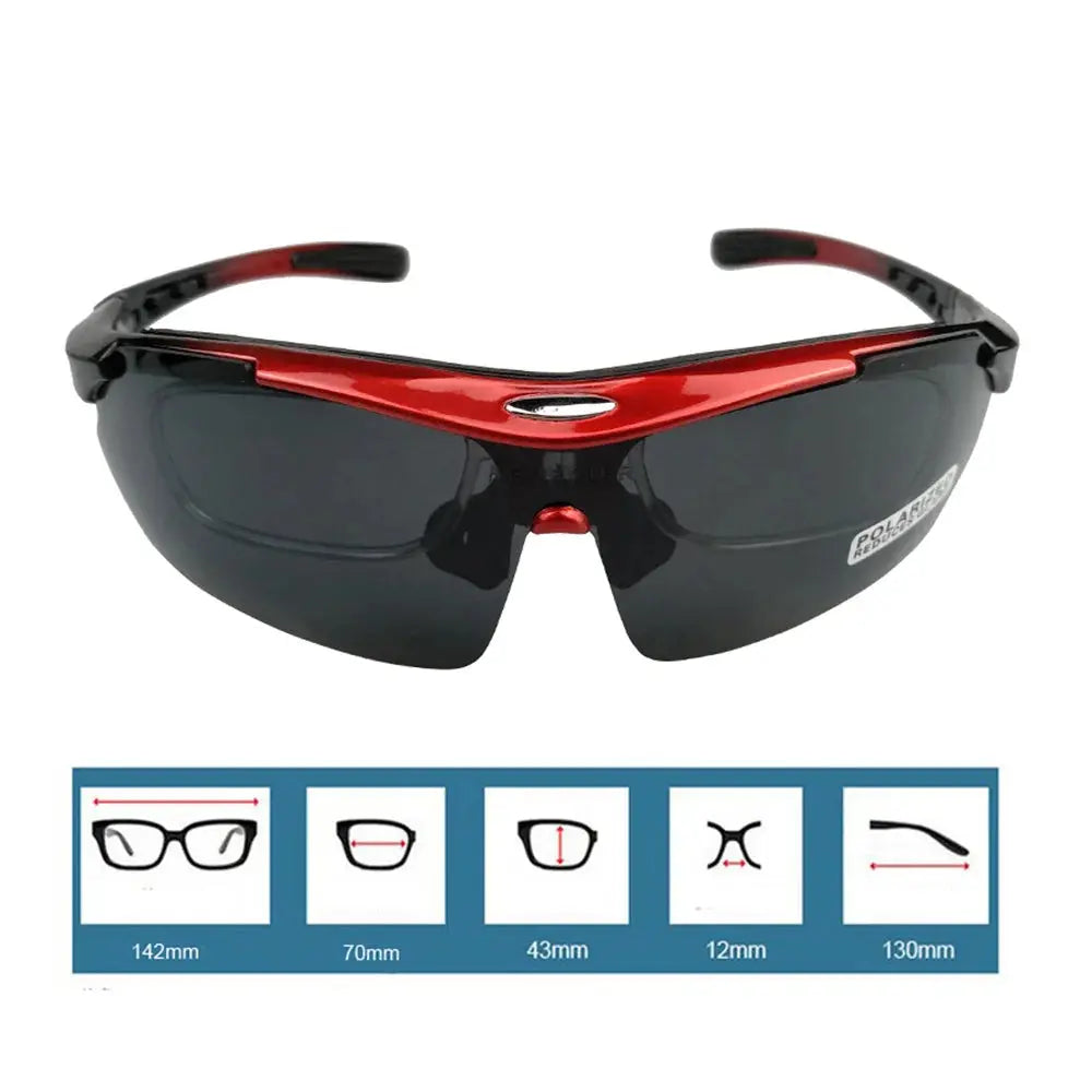 Kit Lunettes de Sport Haute Performance – Pack 5 en 1 Sports Optique