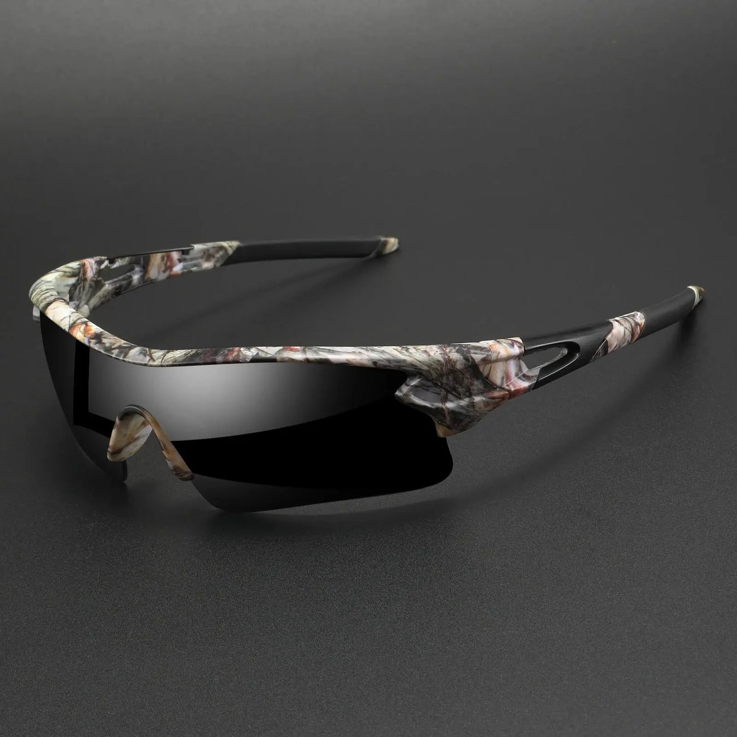 Lunettes de Sport "Velocity White" – Écran Bleu Miroir HD SportsOptique