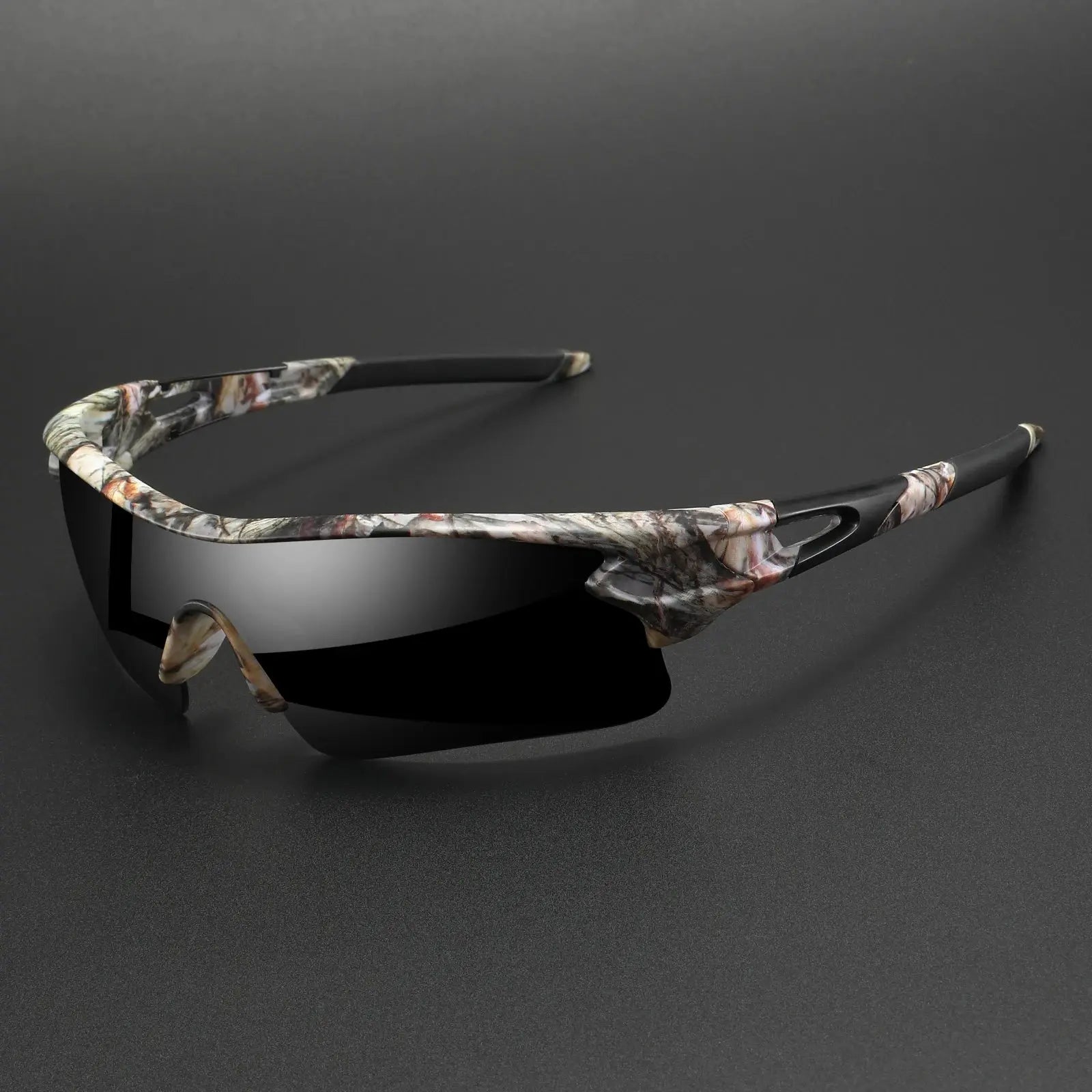 Lunettes de Sport "Velocity White" – Écran Bleu Miroir HD SportsOptique