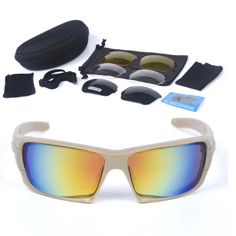 Kit de Lunettes Tactiques – Multi-Verres Polarisés & Antibuée SportsOptique