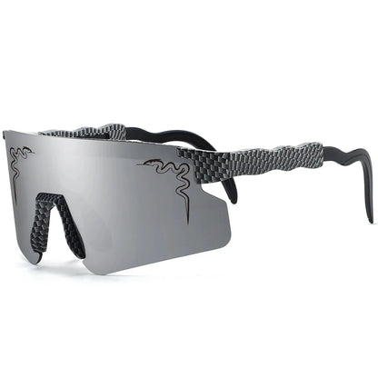 Lunettes "Viper Strike" – Design Éclaboussure & Verre Miroir SportsOptique