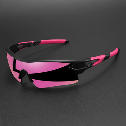 Lunettes de Sport "Velocity White" – Écran Bleu Miroir HD SportsOptique