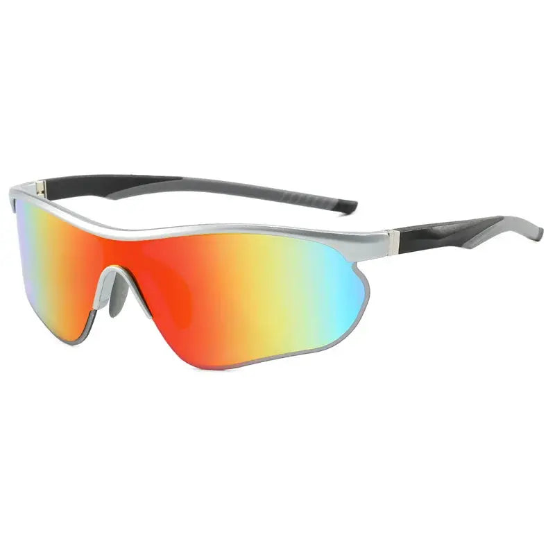 Lunettes "Aero-Pro Silver" – Écran XXL & Vision Haute Définition SportsOptique
