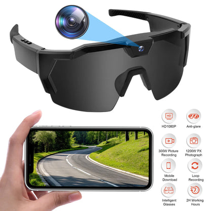 Lunettes de Sport Connectées avec Caméra Intégrée