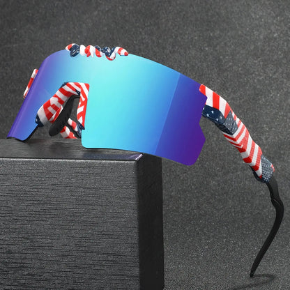 Lunettes "Viper Strike" – Design Éclaboussure & Verre Miroir SportsOptique