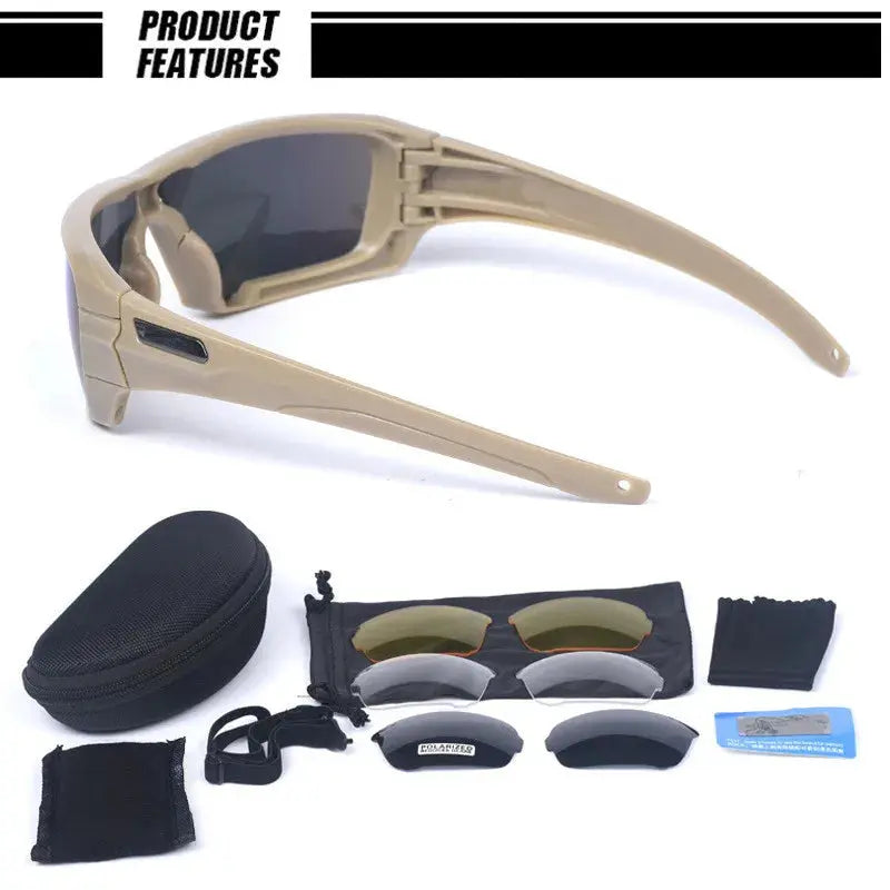 Kit de Lunettes Tactiques – Multi-Verres Polarisés & Antibuée SportsOptique