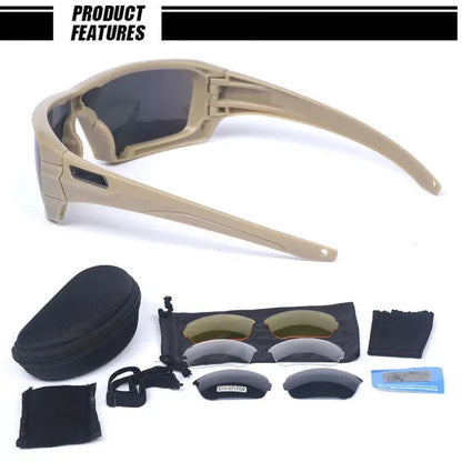 Kit de Lunettes Tactiques – Multi-Verres Polarisés & Antibuée SportsOptique