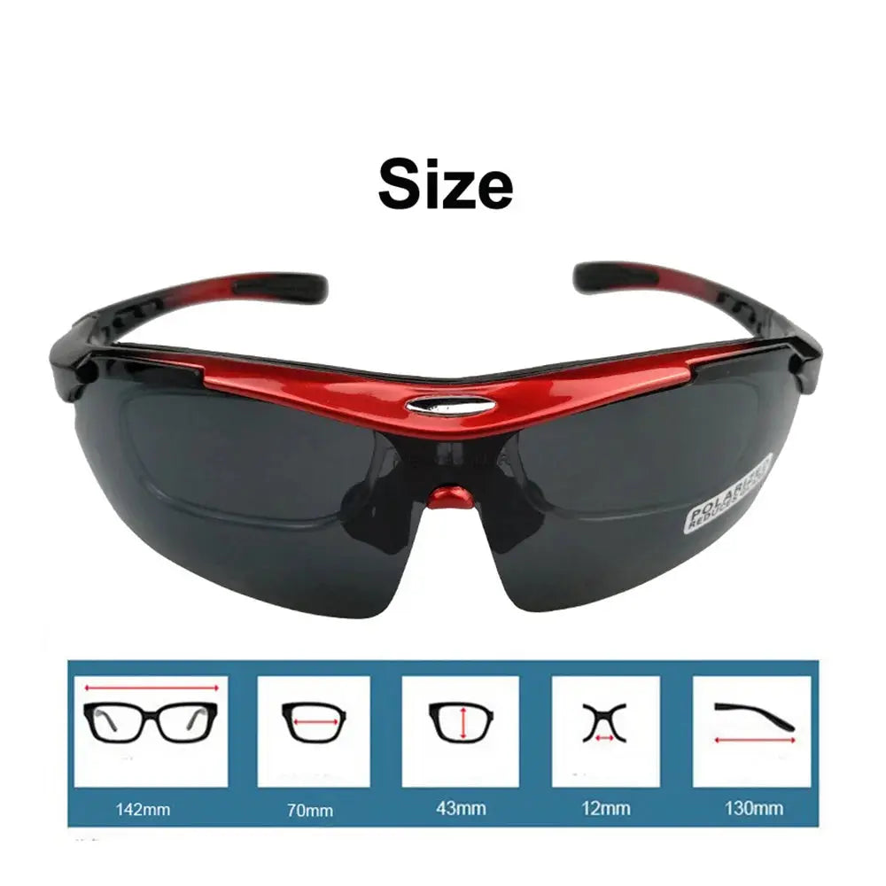 Kit Lunettes de Sport Haute Performance – Pack 5 en 1 Sports Optique