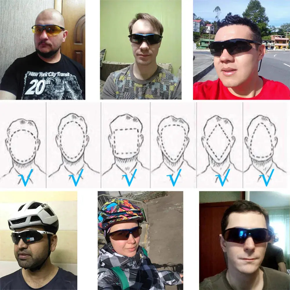 Kit Lunettes de Sport Haute Performance – Pack 5 en 1 Sports Optique