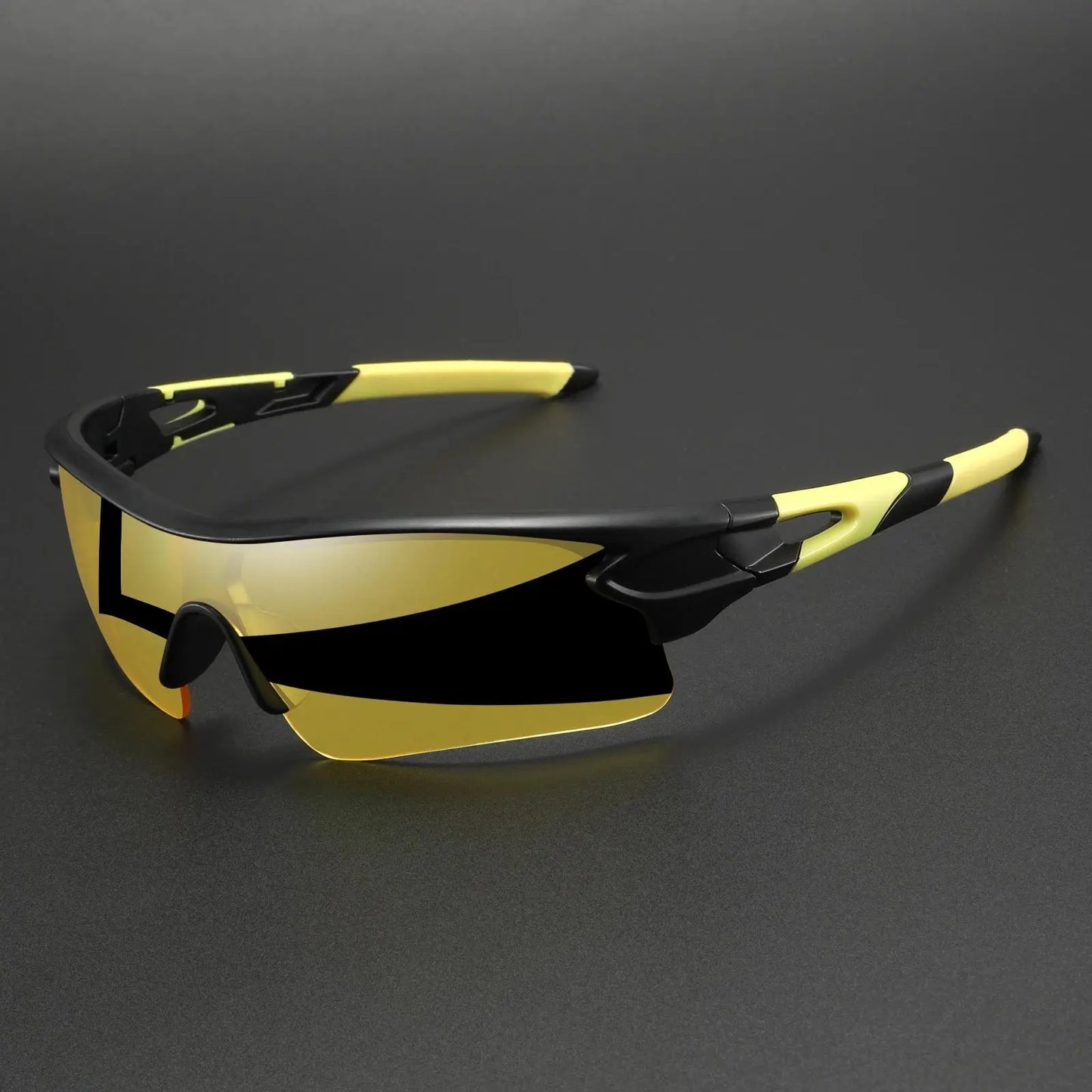 Lunettes de Sport "Velocity White" – Écran Bleu Miroir HD SportsOptique
