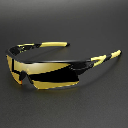 Lunettes de Sport "Velocity White" – Écran Bleu Miroir HD SportsOptique