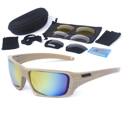 Kit de Lunettes Tactiques – Multi-Verres Polarisés & Antibuée SportsOptique