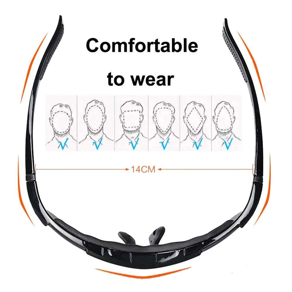 Kit Lunettes de Sport Haute Performance – Pack 5 en 1 Sports Optique