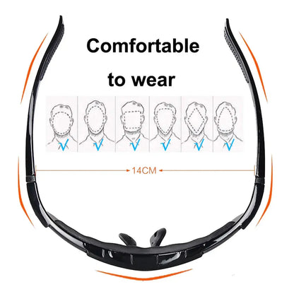 Kit Lunettes de Sport Haute Performance – Pack 5 en 1 Sports Optique