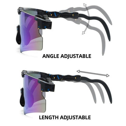 Lunettes "Viper Strike" – Design Éclaboussure & Verre Miroir SportsOptique