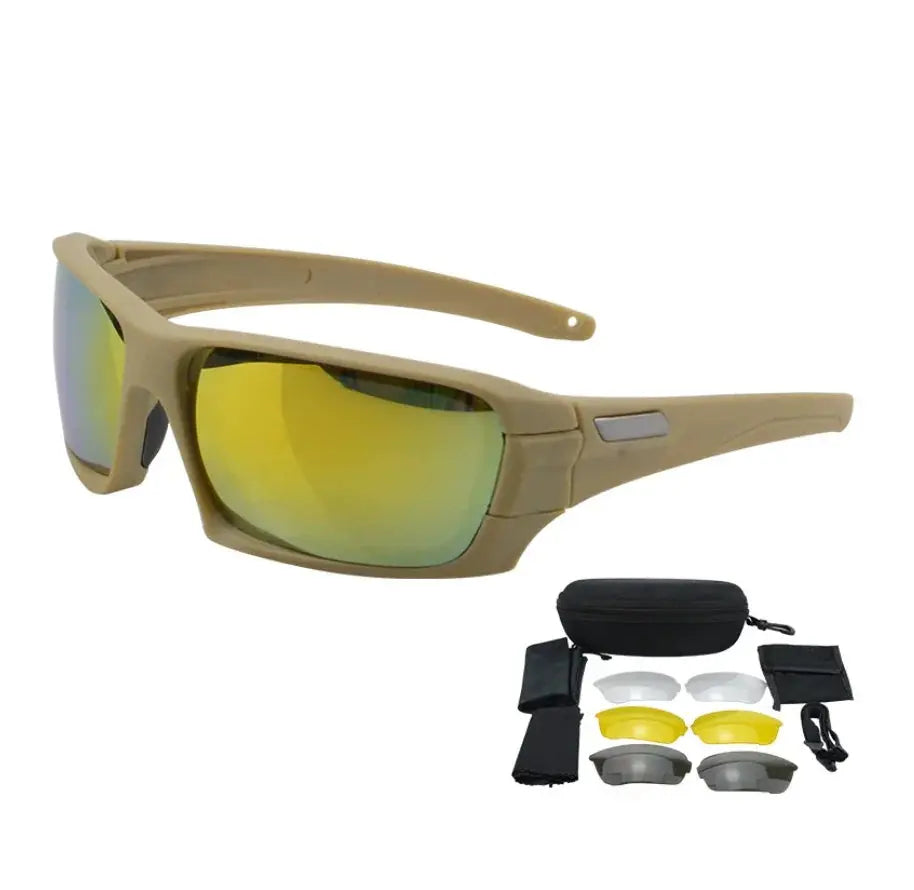 Kit de Lunettes Tactiques – Multi-Verres Polarisés & Antibuée SportsOptique