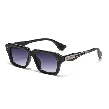 Lunettes de soleil carrées tendance 2026 pour hommes, style vintage, à rivets, pour femmes, de marque et de créateur, idéales pour la conduite. SportsOptique