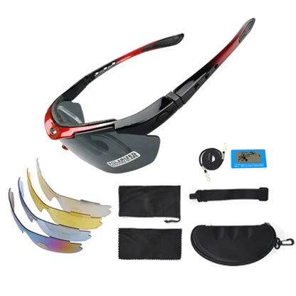 Kit Lunettes de Sport Haute Performance – Pack 5 en 1 Sports Optique