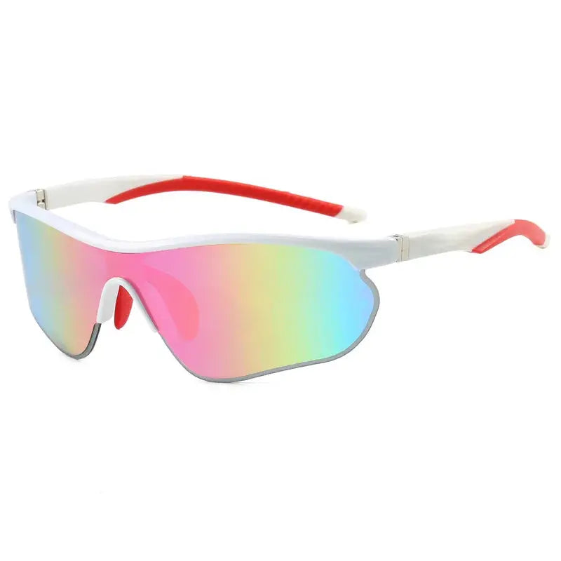 Lunettes "Aero-Pro Silver" – Écran XXL & Vision Haute Définition SportsOptique
